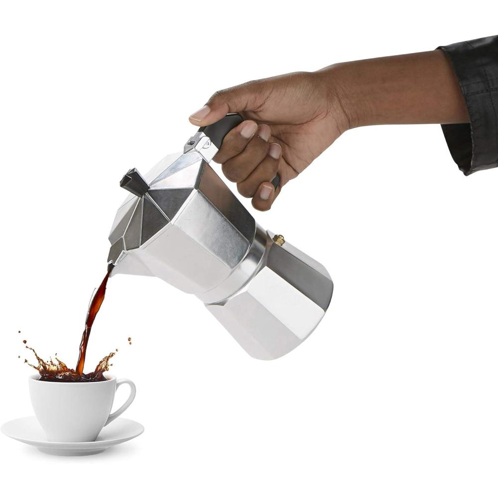 imageMind Reader French Press Coffee ampamp Tea Maker 27 oz GlassSilver