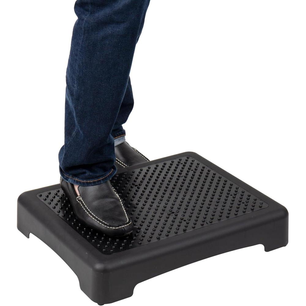 imageMind Reader Platform Booster Step Step Stool for Seniors Riser Pliable Surface 1575quotL x 195quotW x 375quotH Black