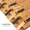 Mind Reader Bathtub Tray, Shower Organizer, Bathroom Accessory, Wood Tray, Rayon from Bamboo, 27.5″ L x 5.75″ Wx 1.75″ H, Brown(Brown)