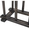 Mind Reader Boot Rack, Shoe Rack, Shoe Organizer, Freestanding, Boot Storage, Entryway, Wood, 25″ L x 9″ W x 19″ H, Brown