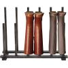 Mind Reader Boot Rack, Shoe Rack, Shoe Organizer, Freestanding, Boot Storage, Entryway, Wood, 25″ L x 9″ W x 19″ H, Brown