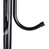 Mind Reader Freestanding Coat Rack, Multi-Hook Organizer for Office or Entryway, Metal, White(Black)