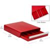 Mind Reader Single Serve Coffee Pod Drawer, 30 Pod Capacity, Countertop Organizer, 10.5″L x 12.75″W x 2.5″H, Black(Red)