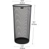 Mind Reader Umbrella Stand, Multi-Purpose Storage Organizers for Office and Entryway, Metal Mesh, Set of 2, Black”.