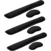imageMind Reader Ergonomic Keyboard and Mouse Wrist Rest Set Gaming Accessory Memory Foam 1675quot L x 3quot W x 075quot H 2 pcs BlackBlack
