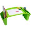 Mind Reader Kids Lap Desk, Activity Tray, Drawing, Stackable, Portable, Plastic, 22.25″ L x 10.75″ W x 8.5″ H, Blue(Green)