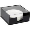 Mind Reader Paper Plate Holder, Covered Dispenser, Dinner Party Essentials, Plate Caddy, Acrylic, 11″ L x 11″ W x 5″ H, Black(Plate Holder)
