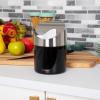 Mind Reader Mini Countertop Trash Can, Set of 2, 1.5L(0.40 gal) Waste Paper Basket, Office, L x 4.75″ W x 6.25″ H, Black(Black)