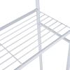 Mind Reader Over The Toilet Storage Rack, Bathroom Organizer, Bathroom Shelves, Metal, 23.5″ L x 10.25″ W x 70.5″ H, White(White)