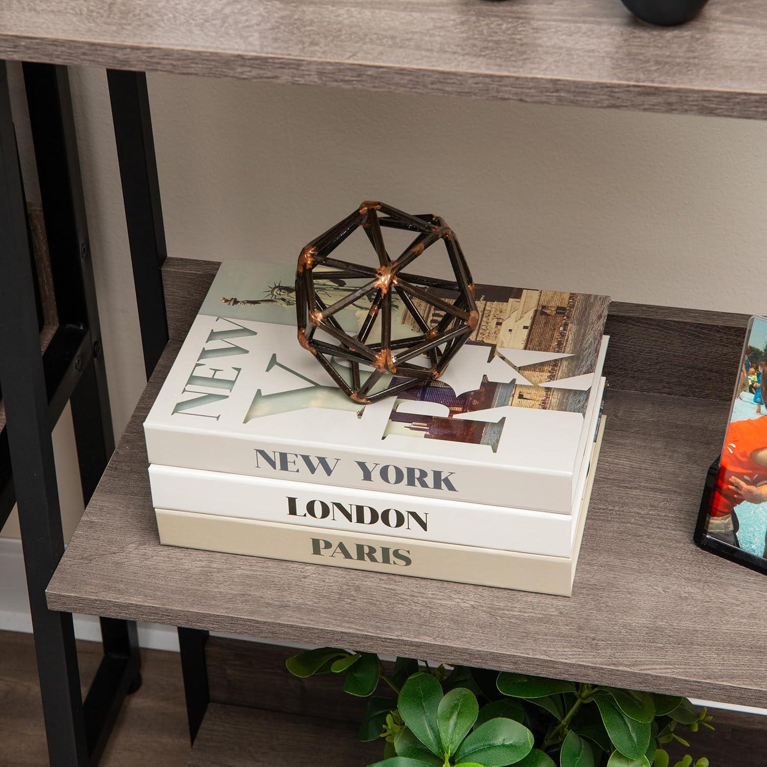 imageMind Reader Metal Geometric Sculpture Modern Office Decoration Home Decor Metal Black