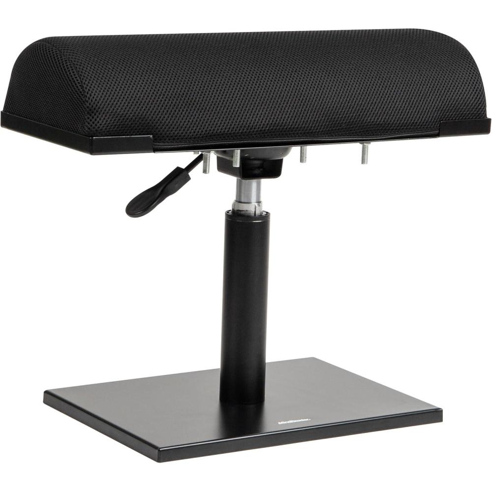 imageMind Reader Foot Rest Under Desk Ergonomic Hydraulic Height Adjustable Ottoman Office Foam 1675quot L x 75quot W x 375quot H BlackHeight Adjustable Footrest