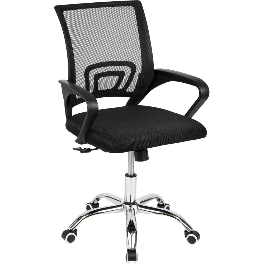 imageMind Reader Office Chair with Wheels Height Adjustable Desk Chair Computer Chair 225quot L x 225quot W x 3337quot H BlackBlack 225l X 225w X 3337h