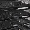 Mind Reader 10-Drawer Desk Organizer for Office Supplies, Crafts, Mail Sorting & More, Metal Mesh, 10.75″L x 14″W x 21.25″H, Black(Black)