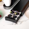 Mind Reader Anchor Collection, Single Serve Coffee Pod Drawer, 12-14 Coffee Pod Capacity, Countertop Organizer, Black(Black)