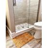 Mind Reader Bath Mat, Shower Mat, Bathtub Mat, Bathroom Accessory, Wood, Rayon from Bamboo, 23.5″L x 16.5″W x 0.4″H, Brown(Brown)