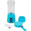 Mind Reader Blender, Rechargeable Personal Juicer, USB-Powered, Portable, Handheld, Smoothie, 3.125″L x 3.125″W x 9″H, Pink(Blue)