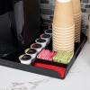 Mind Reader Coffee Station Serving Tray, 7 Pod Capacity Countertop Organizer, Storage, 17.5″ L x 13.25″ W x 1.25″ H, Single, Black(Black)