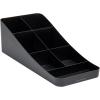Mind Reader Cup and Condiment Station, Set of 2, Countertop Organizer, Coffee Bar, Kitchen, 7.25″ L x 15.5″ W x 5.25″ H, Black(Black)