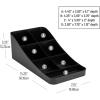 Mind Reader Cup and Condiment Station, Set of 2, Countertop Organizer, Coffee Bar, Kitchen, 7.25″ L x 15.5″ W x 5.25″ H, Black(Classic Black)