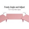 Mind Reader Dual Monitor Stand, Desktop Organizer, Laptop Riser, Office, MDF, 51.25″ L x 9.25″ W x 4.75″ H, Pink(Pink)