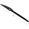 Mind Reader Knife Refill for CUTDISPBK-BLK, Plastic Utensils, Restaurant, Breakroom, 6.5″ L x 0.75″ W x 0.2″ H, 100 pcs, Black(Knife)