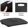 Mind Reader Lap Desk Laptop Stand, Bed Desk, Couch Lap Table, Cushion, Portable, Dorm, Plastic, 17″L x 12.5″W x 2.5″H, Black