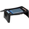 Mind Reader Lap Desk/Laptop Stand, Bed Tray, Folding Legs, Portable, Dorm, Plastic, 18.75″ L x 11.25″ W x 7.25″ H, Black(Black)