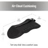 Mind Reader Lumbar Support Pillow with Air-Cloud Technology, Memory Foam Cushion for Back, Waist & Hip Pain Relief, Breathable Cover, Black