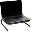 Mind Reader Monitor Stand, Ventilated Laptop Riser, Desktop Organizer, Metal, 14.5″L x 11.25″W x 4.25″H, Set of 2, Black
