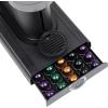 Mind Reader Nespresso Compatible Capsule Drawer, Countertop Organizer, Coffee Pod Holder, Storage, 9.25″L x 15″W x 2″H, Black(Black)