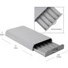 Mind Reader Nespresso Compatible Capsule Drawer, Countertop Organizer, Coffee Pod Holder, Storage, 9.25″L x 15″W x 2″H, Black(Gray)