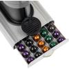 Mind Reader Nespresso Compatible Capsule Drawer, Countertop Organizer, Coffee Pod Holder, Storage, 9.25″L x 15″W x 2″H, Black(Silver)