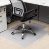 Mind Reader Office Chair Mat for Carpet, Chair Mat, PVC(Clear)