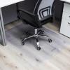 Mind Reader Office Chair Mat for Hardwood Floors, Under Desk Floor Protector, Rolling, PVC, 35.25″ L x 47″ W x 0.0625″ H, Clear(Clear)