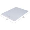 Mind Reader Office Chair Mat for Hardwood Floors, Under Desk Floor Protector, Rolling, PVC, 35.25″ L x 47″ W x 0.0625″ H, Clear(Clear)