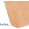 Mind Reader Office Chair Mat for Hardwood Floors, Under Desk Floor Protector, Rolling, PVC, 35.5″ L x 47.50″ W x 0.0625″ H, Woodtone