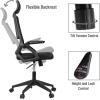 Mind Reader Office Chair with Wheels, Height Adjustable, Desk Chair, Computer Chair, 22.5″ L x 22.5″ W x 33-37″ H, Black(Black 23.5″l X 20″w X 45-49″h)