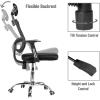 Mind Reader Office Chair with Wheels, Height Adjustable, Desk Chair, Computer Chair, 22.5″ L x 22.5″ W x 33-37″ H, Black(Black 24″l X 24″w X 42.5-47″h)