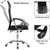 Mind Reader Office Chair with Wheels, Height Adjustable, Desk Chair, Computer Chair, 22.5″ L x 22.5″ W x 33-37″ H, Black(Black 25.5″l X 21″w X 42.5-47″h)