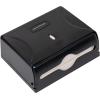 Mind Reader Paper Towel Dispenser, Tri-Fold Towel Holder, Restroom, Wall Mount, Bathroom, 10.25″L x 3.75″W x 8″H, Black(Black)