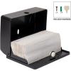 Mind Reader Paper Towel Dispenser, Tri-Fold Towel Holder, Restroom, Wall Mount, Bathroom, 10.25″L x 3.75″W x 8″H, Black(Black)