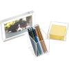 Mind Reader Pen Cup, Accessory Holder, Desktop Organization, Office, Acrylic, Clear(Clear)
