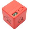 Mind Reader Productivity Timer, Kitchen Timer, Egg Timer, Kids Timer, Digital, Cube, Plastic, 2.55″ L x 2.55″ W x 2.55″ H, White(Red and Green)