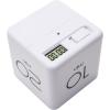Mind Reader Productivity Timer, Kitchen Timer, Egg Timer, Kids Timer, Digital, Cube, Plastic, 2.55″ L x 2.55″ W x 2.55″ H, White(White)