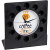 Mind Reader Single Serve Coffee Pod Clock, 12 Pod Capacity, Countertop or Wall Mount, 12.5″ L x 4.25″ W x 12.25″ H, Black