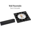 Mind Reader Single Serve Coffee Pod Clock, 12 Pod Capacity, Countertop or Wall Mount, 12.5″ L x 4.25″ W x 12.25″ H, Black