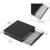 Mind Reader Single Serve Coffee Pod Organizer with 2 Drawers, 72 Pod Capacity, Metal Mesh, 13″L x 12.75″W x 5″H, Black(Square 36 Capacity)