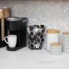 Mind Reader Single Serve Coffee Pod Storage, 30 Coffee Pod Capacity, Countertop Organizer, Metal, 7″ L x 7″ W x 8.5″ H, Black