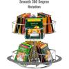 Mind Reader Tea Bag Carousel, Tea Station Organizer, Countertop Storage, Kitchen, Metal, 7″ L x 7″ W x 8.25″ H, Silver