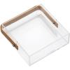 Mind Reader Tea Bag Organizer, Tea Station, Countertop Storage, Acrylic, 6.25″ L x 9″ W x 5.5″ H, Brown(Nakin Holder)